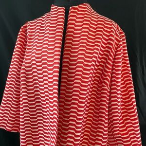 Liz Claiborne Blazer/Jacket  Size 24W Red/White